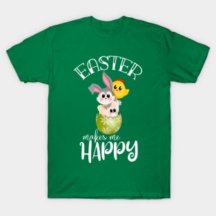 Easter Kids Easter Chick Bunny Lamb Easter Kawaii T-Shirt